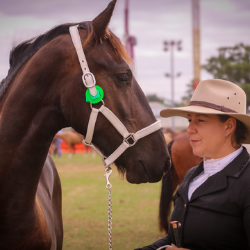 Ajax & Leeanne at Maitland Show